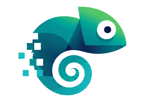 Logo camaleón de Webvirtual.es como símbolo de evolución digital